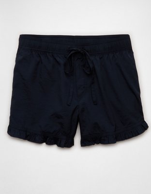 Short à taille haute avec volants l’ourlet extensible AE