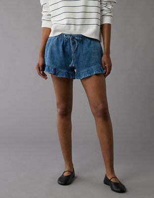 AE Stretch Short con Volantes