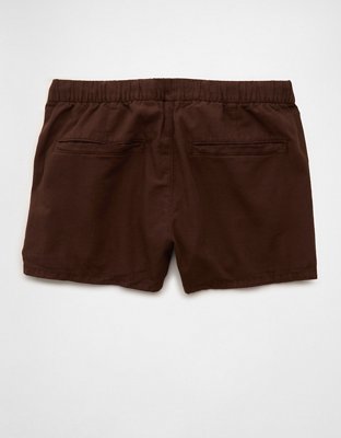 AE Stretch High-Waisted Linen-Blend Soft Short