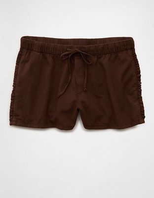 AE Stretch High-Waisted Linen-Blend Soft Short