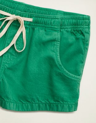Женские шорты American Eagle AE Super Low-Rise Pull-On, цвет: Изумрудный — фото 6