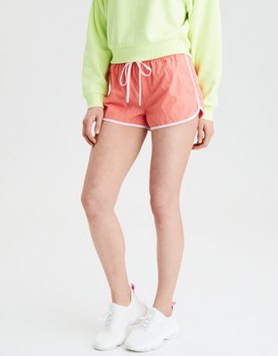 high waisted nylon shorts