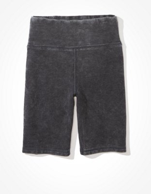 Женские свитеры American Eagle AE High-Waisted Fleece 8" Biker Short — фото 3