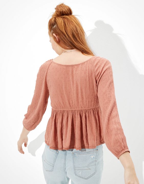 AE Twist Front Blouse