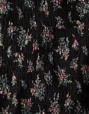 Женские топы American Eagle AE Chiffon Smocked Tunic — фото 5