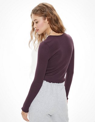 AE Plush Long-Sleeve Baby Tee