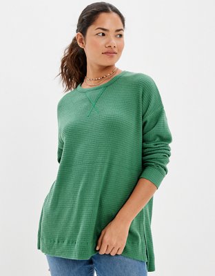 AE Oversized Long-Sleeve Plush T-Shirt