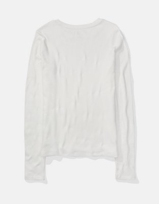 AE T-shirt de Felpa Manga Larga