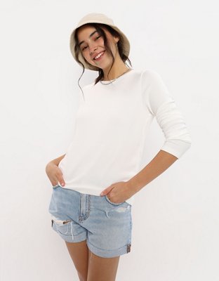 AE T-shirt de Felpa Manga Larga