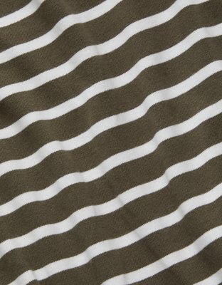AE77 Boxy Long-Sleeve Stripe T-Shirt