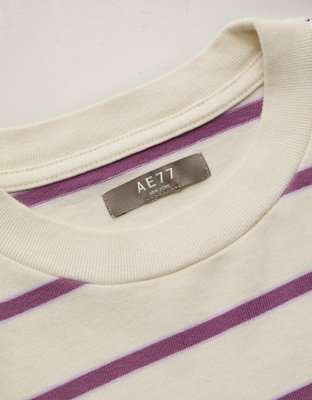 AE77 Boxy Long-Sleeve Stripe T-Shirt