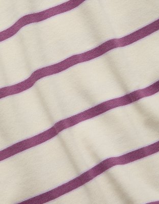 AE77 Boxy Long-Sleeve Stripe T-Shirt