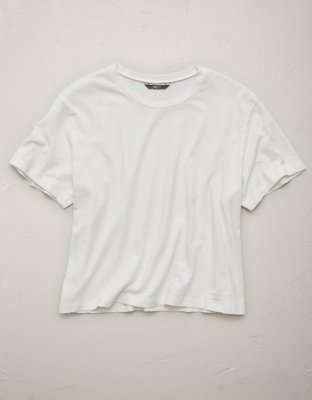 T-shirt en mélange de lin haut de gamme AE77