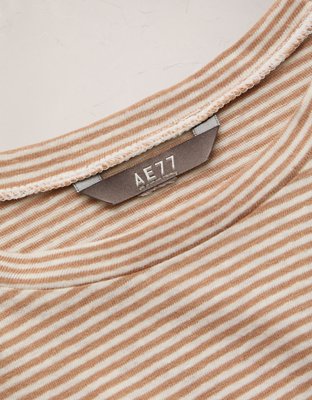 AE77 Premium T-shirt de Mezcla de Lino
