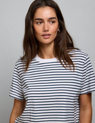 AE77 Striped Everyday T-Shirt from American Eagle - $40.60