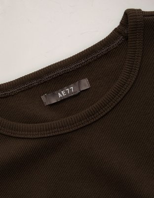 T-shirt côtelé épais AE77