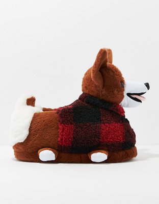 corgi house slippers