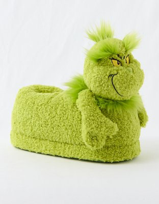 AE Grinch Fuzzy Sock 3-Pack