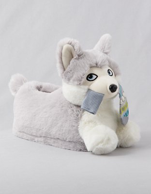 Husky slippers hot sale for adults