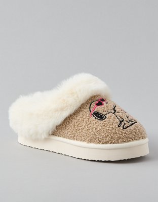 AE Snoopy Fleece Slipper