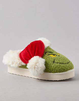 AE Grinch Scuff Slipper