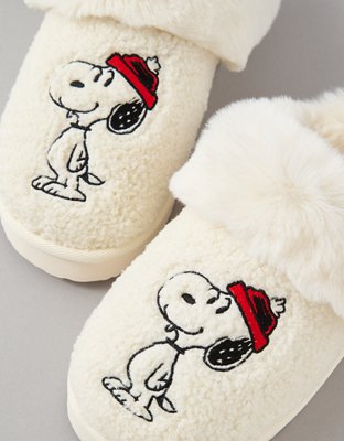 AE Pantuflas sin Talón de Invierno de Snoopy