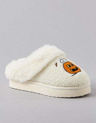 AE Snoopy Pumpkin Scuff Slipper