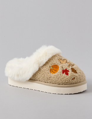AE Thanksgiving Snoopy Scuff Slipper