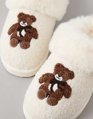 AE Teddy Bear Scuff Slipper