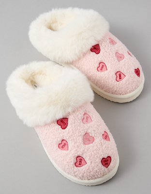 AE Candy Hearts Scuff Slipper
