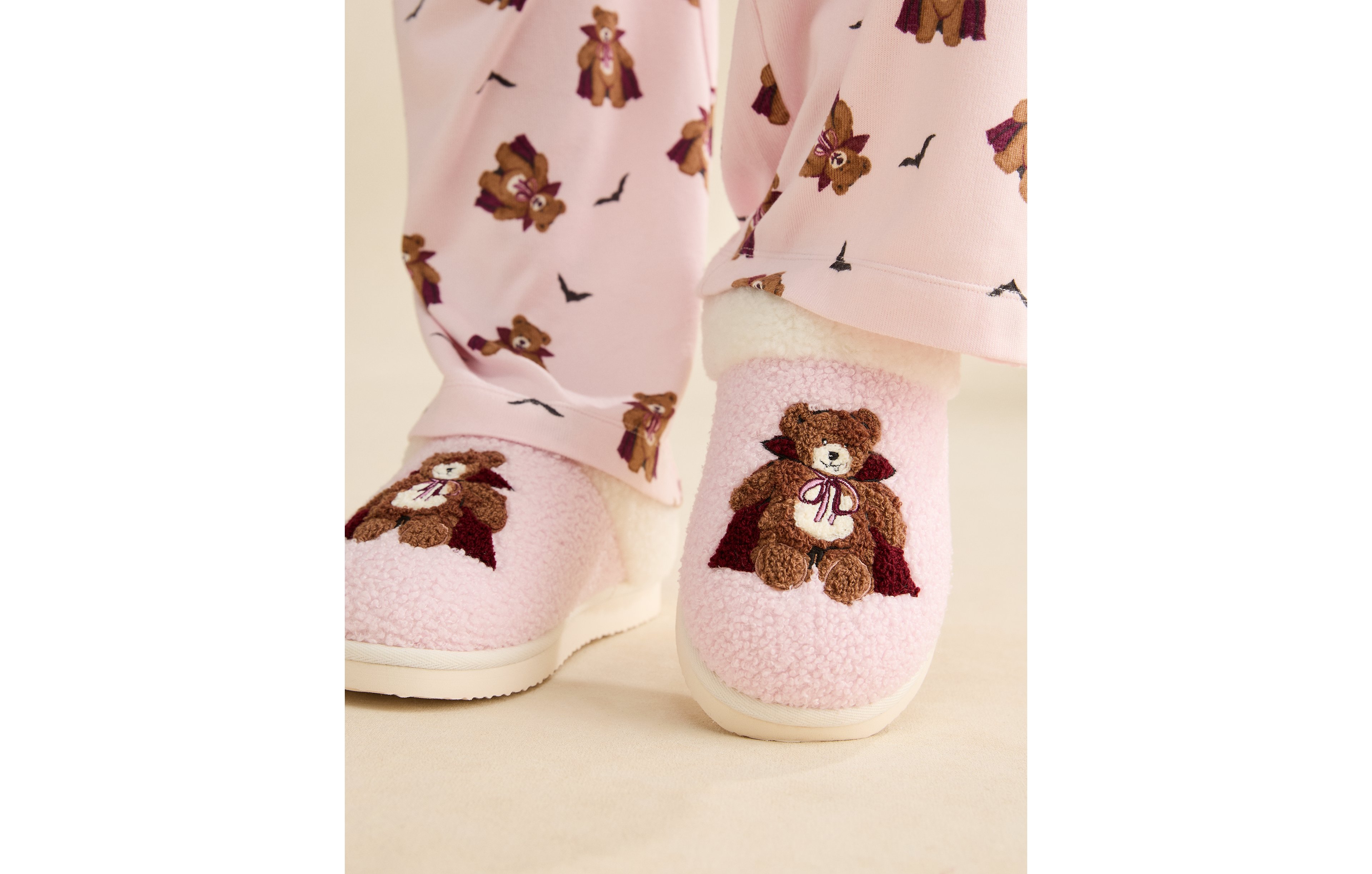AE Vampire Teddy Scuff Slipper