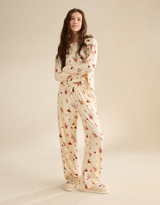 Женские тапочки American Eagle AE Snoopy Sweater Scuff Slipper, цвет: Овсяный — фото 2