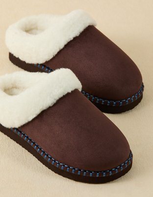 AE Heritage Faux Suede Slippers