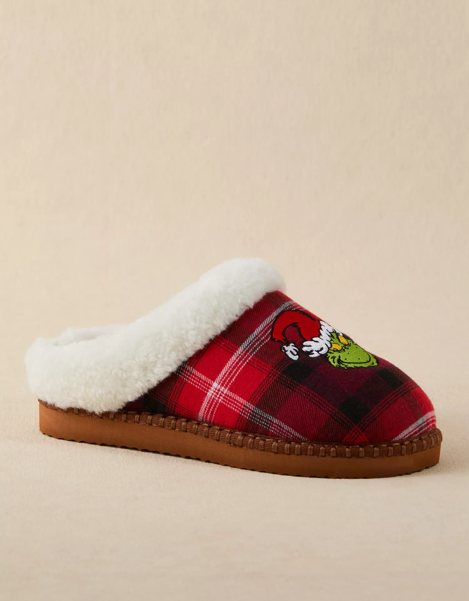AE Festive Grinch Slipper