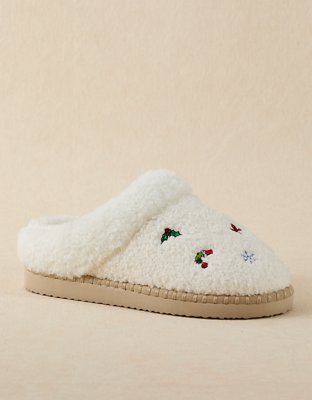 AE Grinch Ditsy Embroidered Slipper