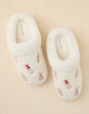 Женские тапочки American Eagle AE Cozy Bunny Slipper, цвет: Пляжный дюнный — фото 2
