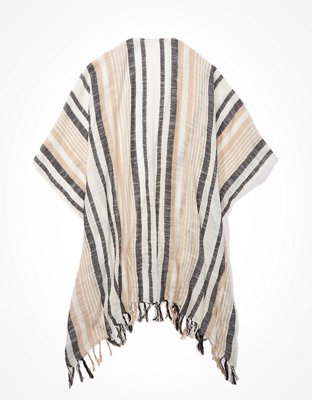 AE Striped Midi Kimono