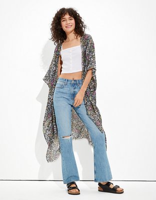 Kimono con estampado floral AEO