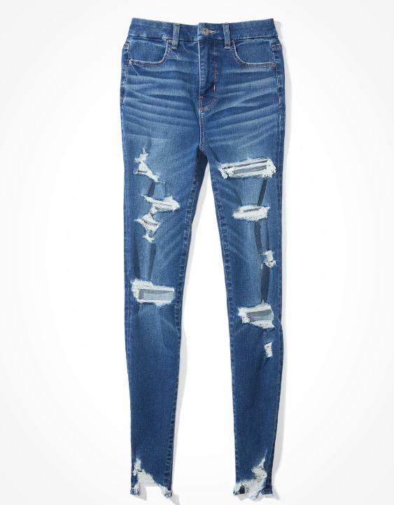 AE Dream Ripped Curvy Super High-Waisted Jegging