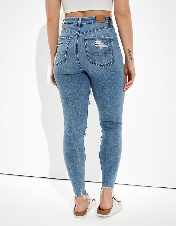 AE Ne(x)t Level Ripped Curvy Super High-Waisted Jegging