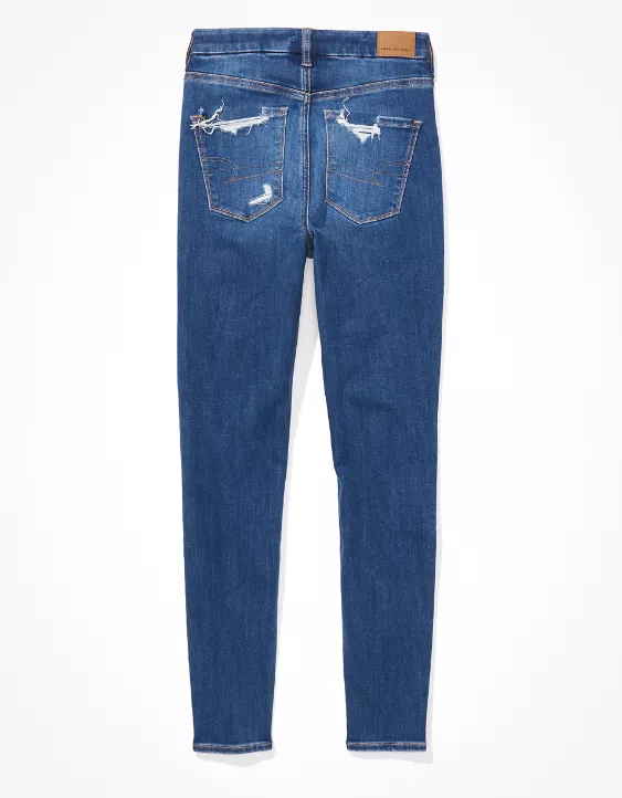 AE Ne(x)t Level Patched Curvy Super High-Waisted Jegging