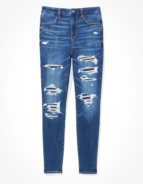 AE Ne(x)t Level Patched Curvy Super High-Waisted Jegging