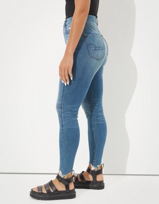 Женские джинсы American Eagle AE 360 Ne(x)t Level Curvy Highest Waist Jegging — фото 4