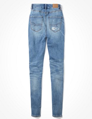 Женские джинсы American Eagle AE Ne(x)t Level Ripped Curvy Highest Waist Jegging — фото 2