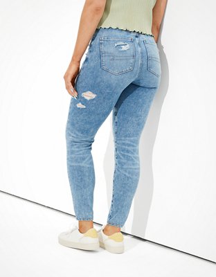 Женские джинсы American Eagle AE Dream Curvy Highest Waist Jegging — фото 2