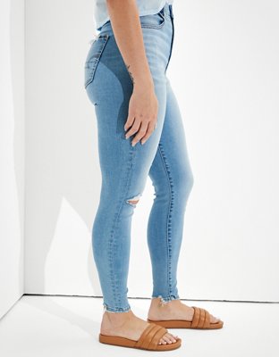 Женские джинсы American Eagle AE Forever Soft Curvy Highest Waist Jegging — фото 4