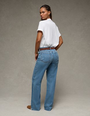 AE Strigid Curvy High-Waisted Stovepipe Jean