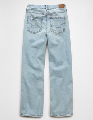 AE Strigid Curvy Ripped High-Waisted Stovepipe Jean