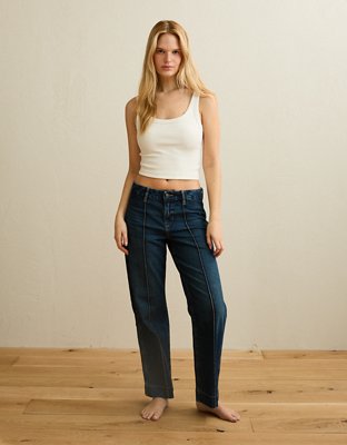 AE Curvy High-Waisted Stovepipe Jean | American Eagle