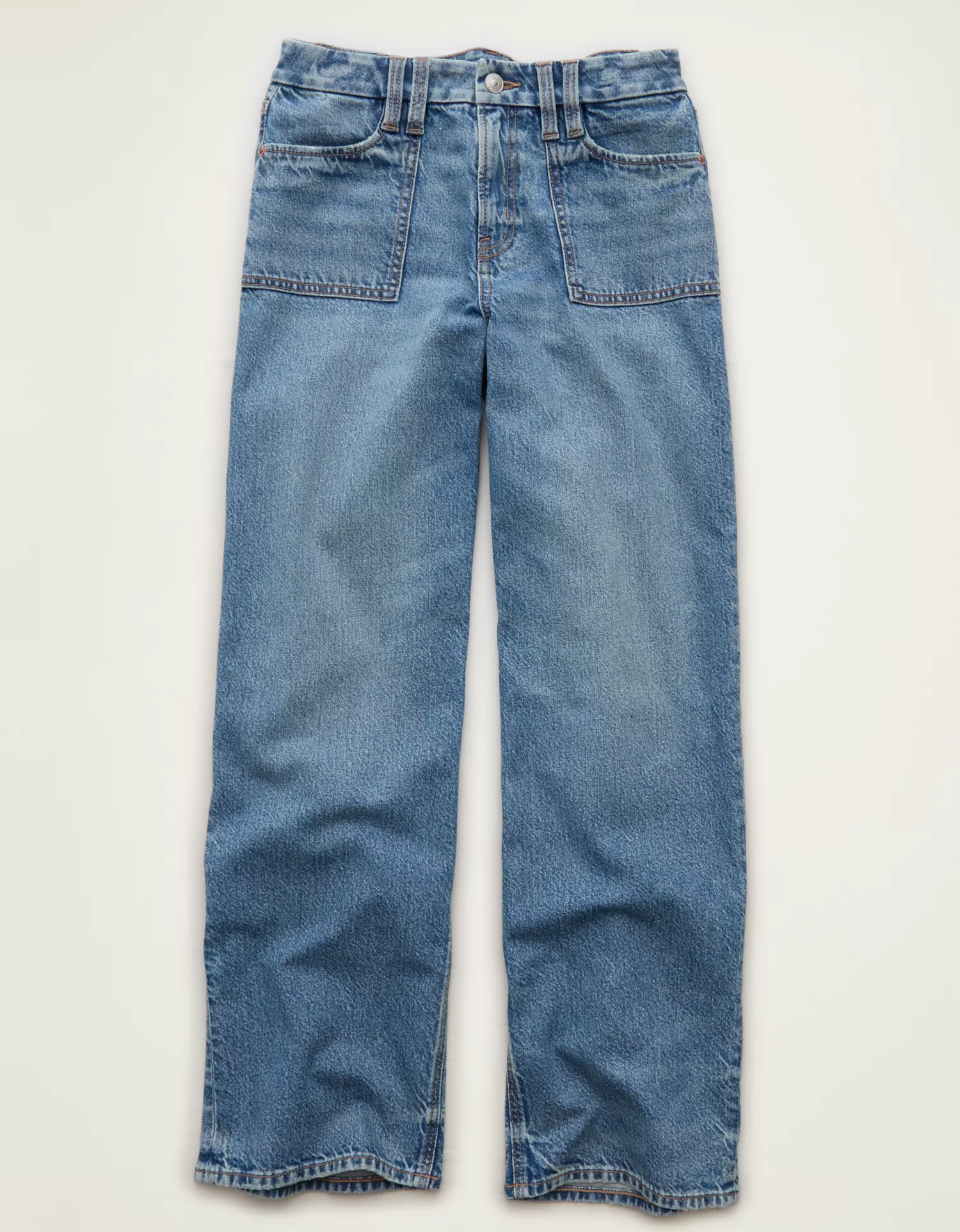 AE Curvy High-Waisted Stovepipe Jean